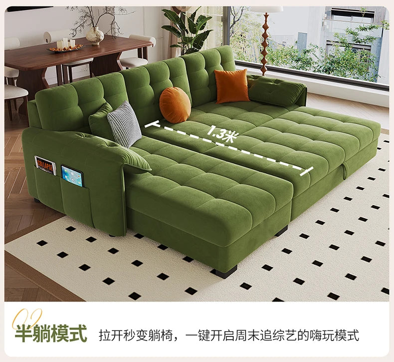 Modular Individual Sofa, Bed Convertible, Pull Out