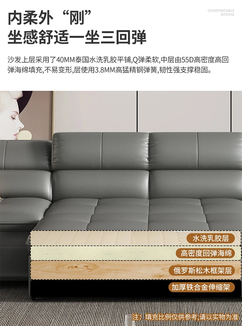 Fancy Sofas, Reclining Italian Sofa, Corner Storage