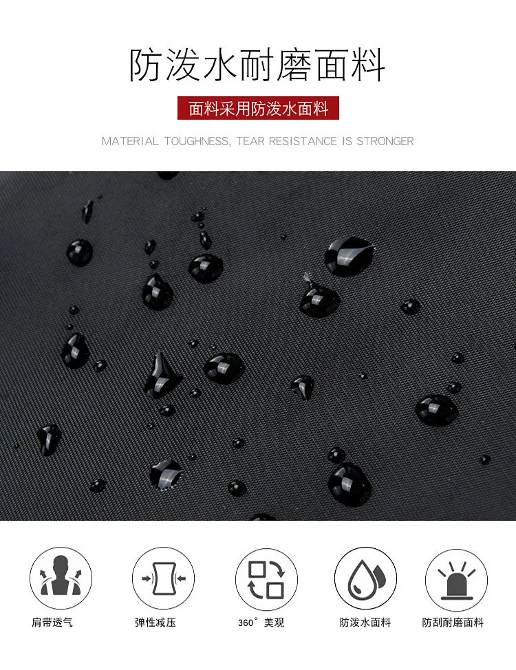 Business Briefcase Polyester Laptop Crossbody Bag