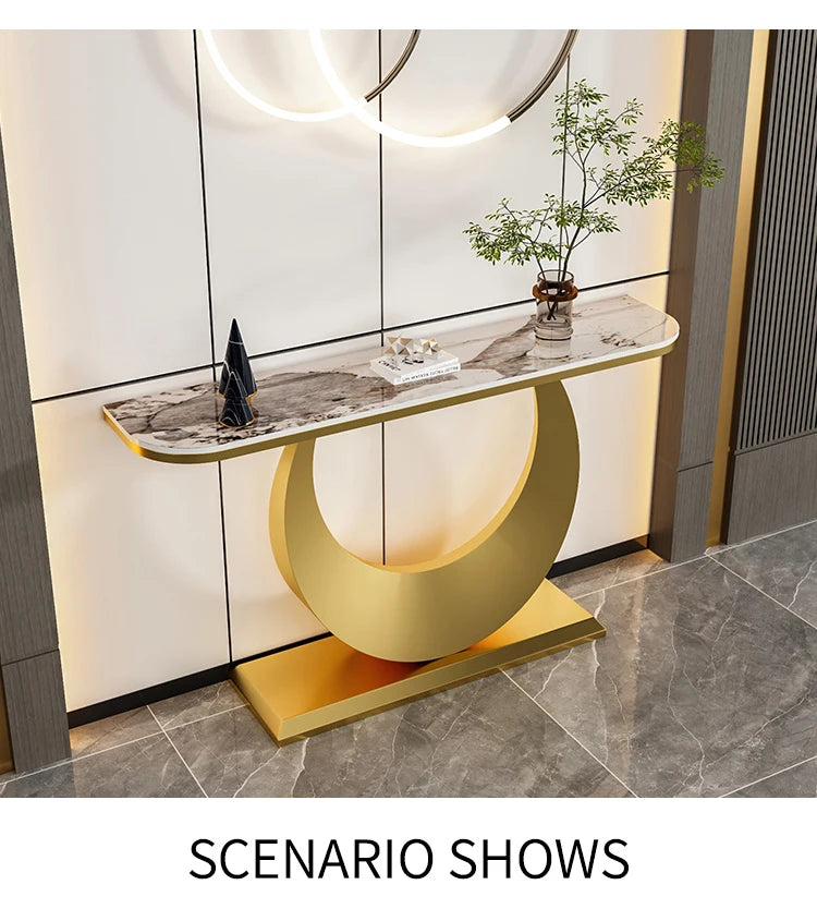 Modern Console Table Decor Hallway Luxury Design