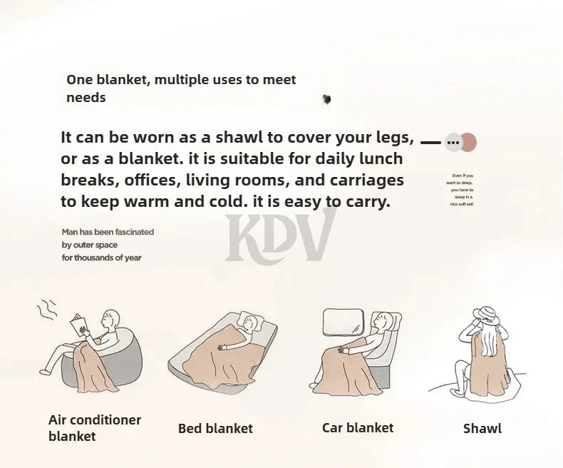 Fleece Blanket, Thick Warm, Single, Double, 10 Colors