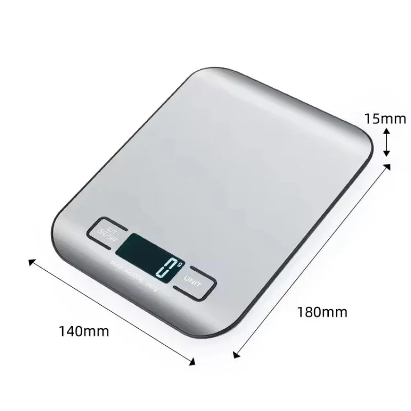 5kg/1g Stainless Steel Electronic Scales