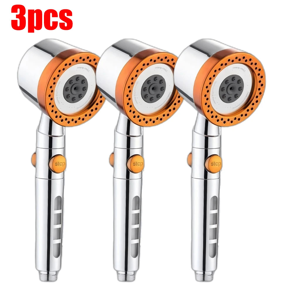 5 Modes Spray, Filter Shower Head, High Flow