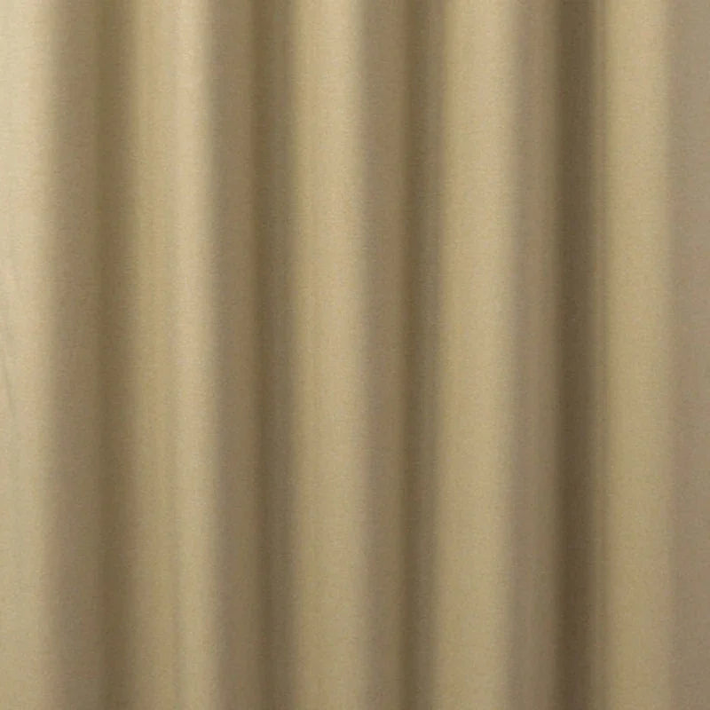 Linen Shower Curtain, Solid Color, Hooks, 6 Colors