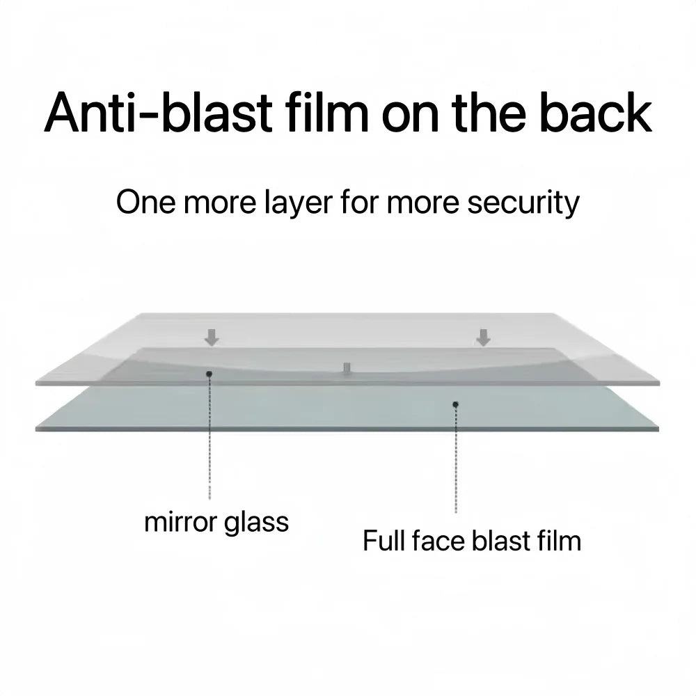 28x60" LED Bathroom wall mirror, Anti-Fog, Dimmable