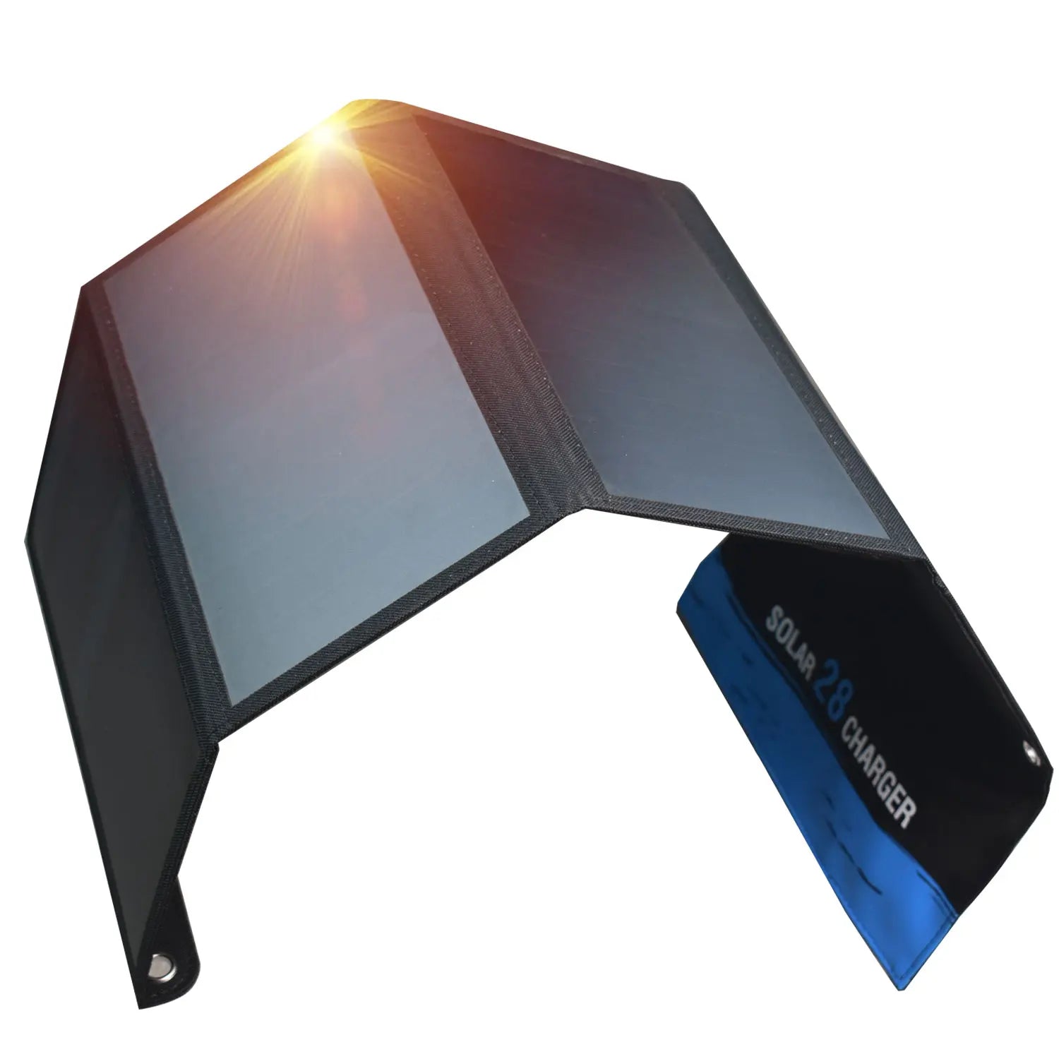 28W Portable 5VFolding Solar Panel 2 USB Ports