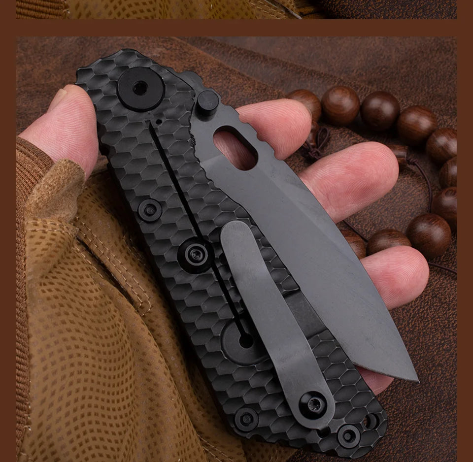 Titanium Handle, Folding Pocket Knife