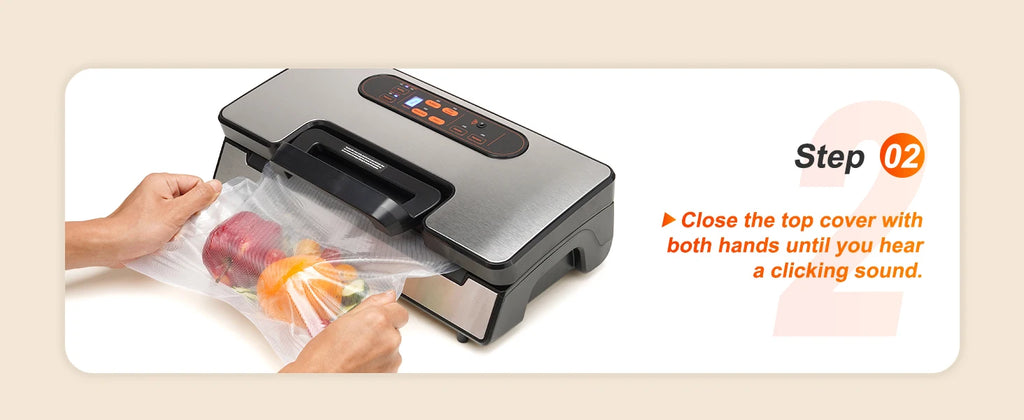 Vacuum Sealer Food Packaging Machine with 10 bags