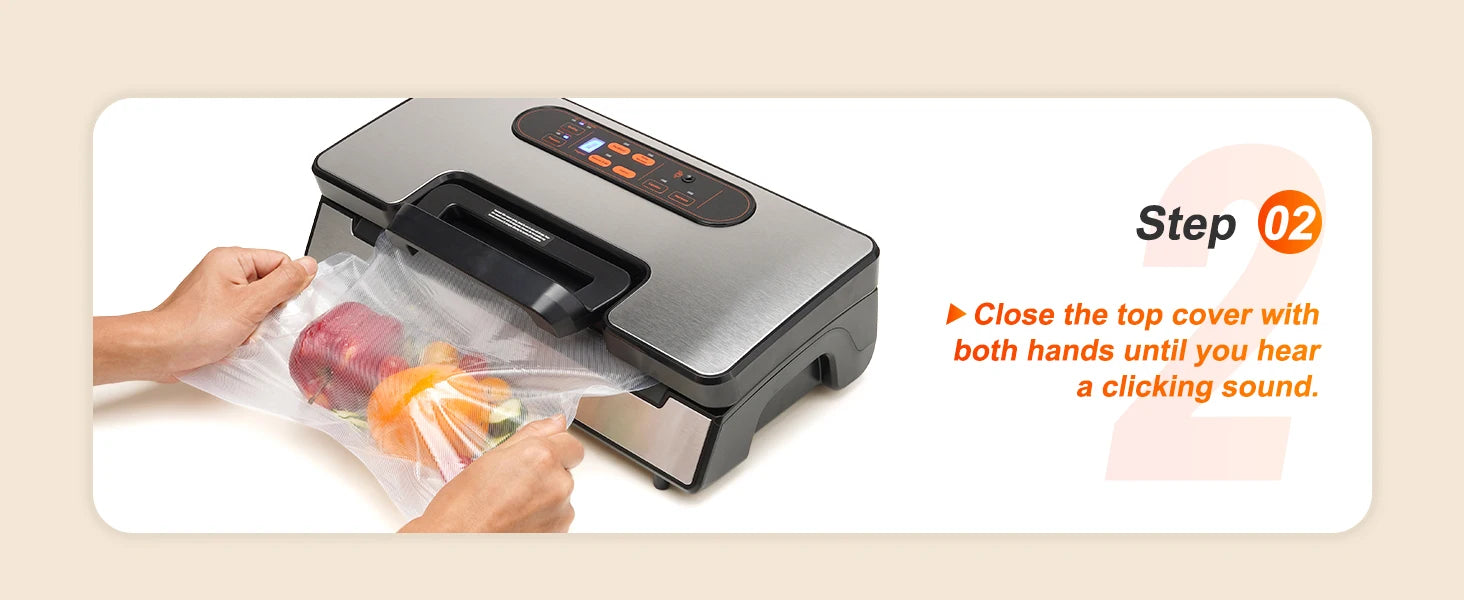 Vacuum Sealer Food Packaging Machine with 10 bags