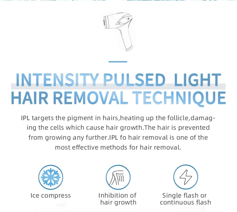 Laser Hair Removal Device, Painless