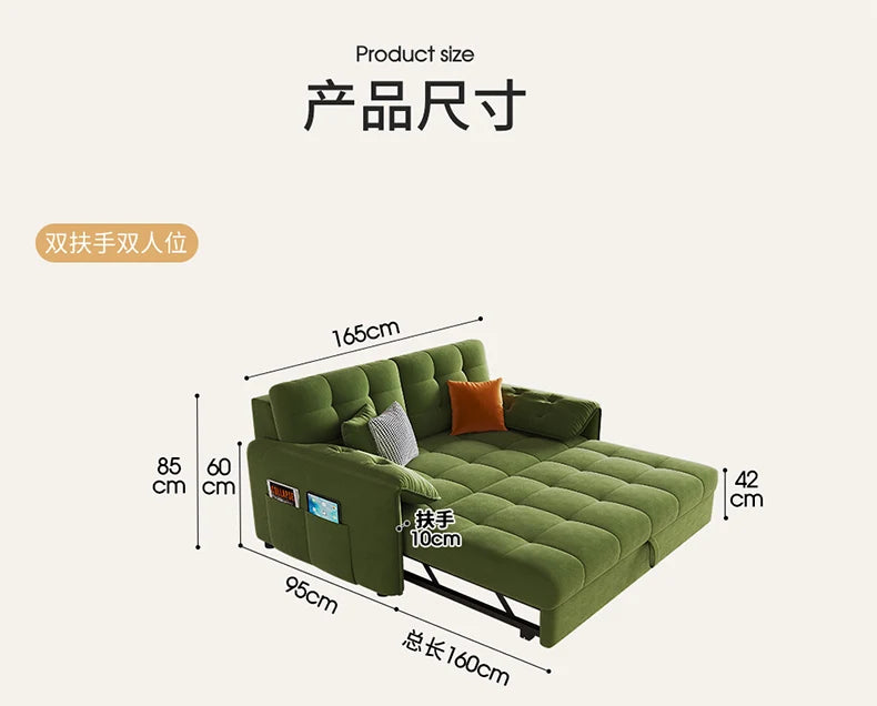 Modular Individual Sofa, Bed Convertible, Pull Out