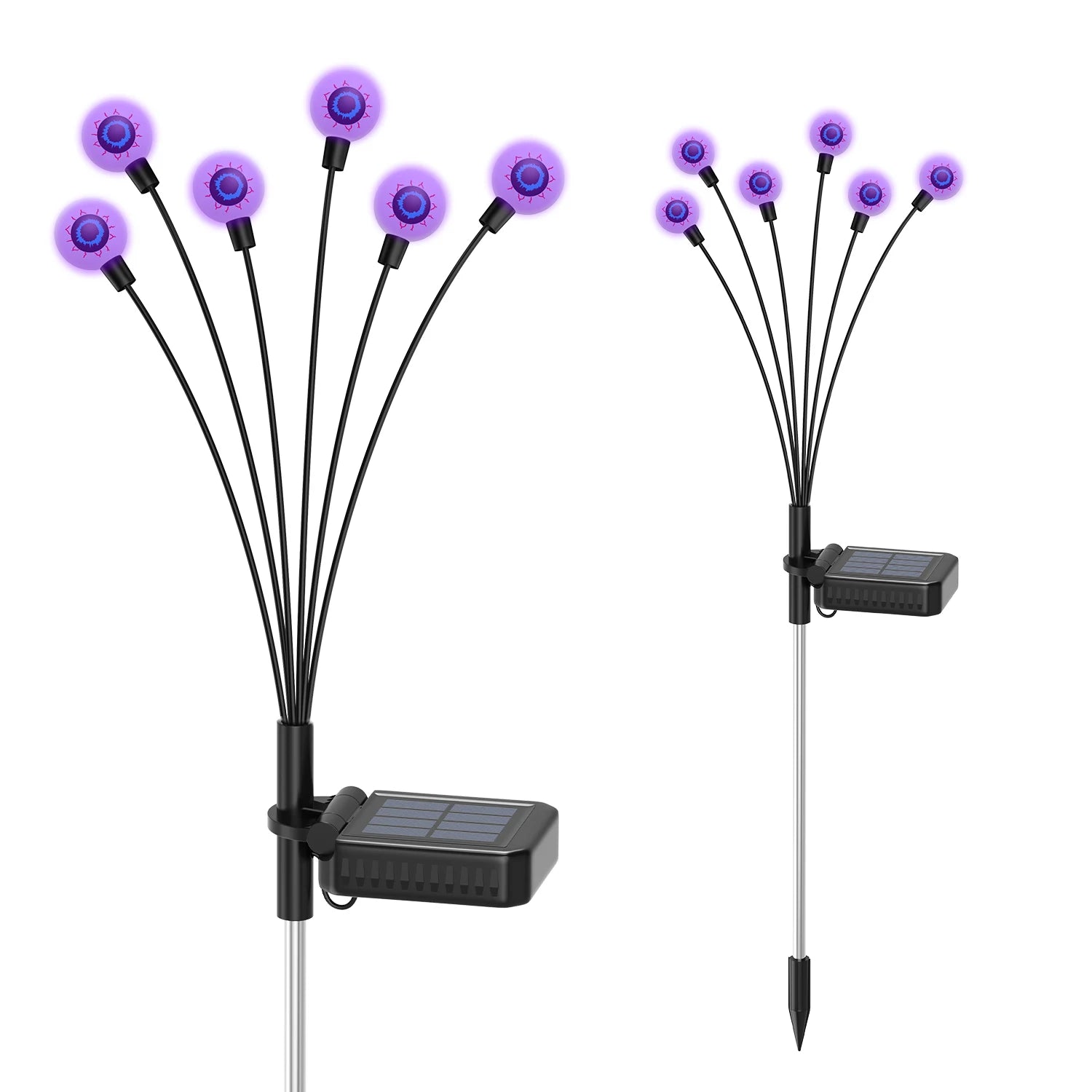 Solar Scary Eyeball Lights, Purple/Green