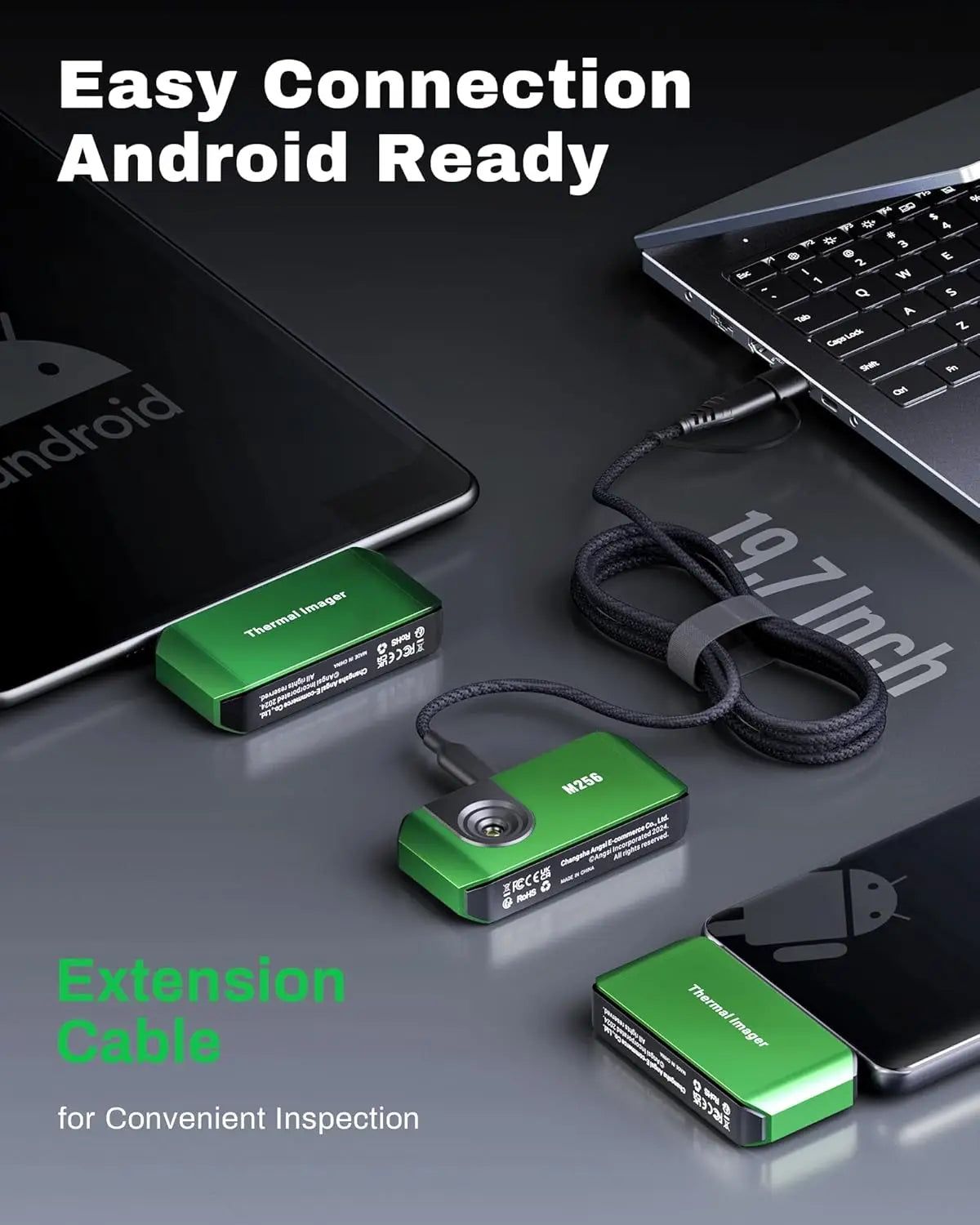 Thermal Imaging Infrared Camera, 4 USB-type C