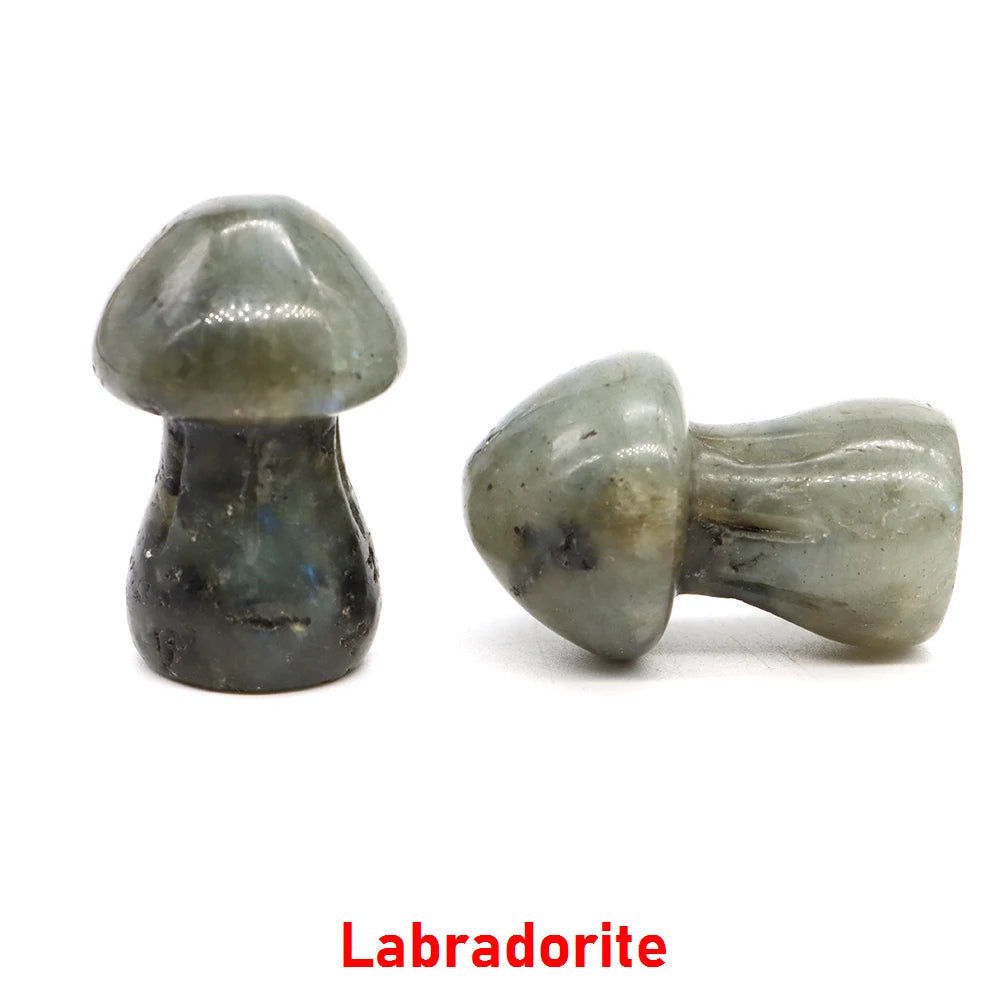 1.5" Crystal Mushroom Mineral Healing Home Decoration