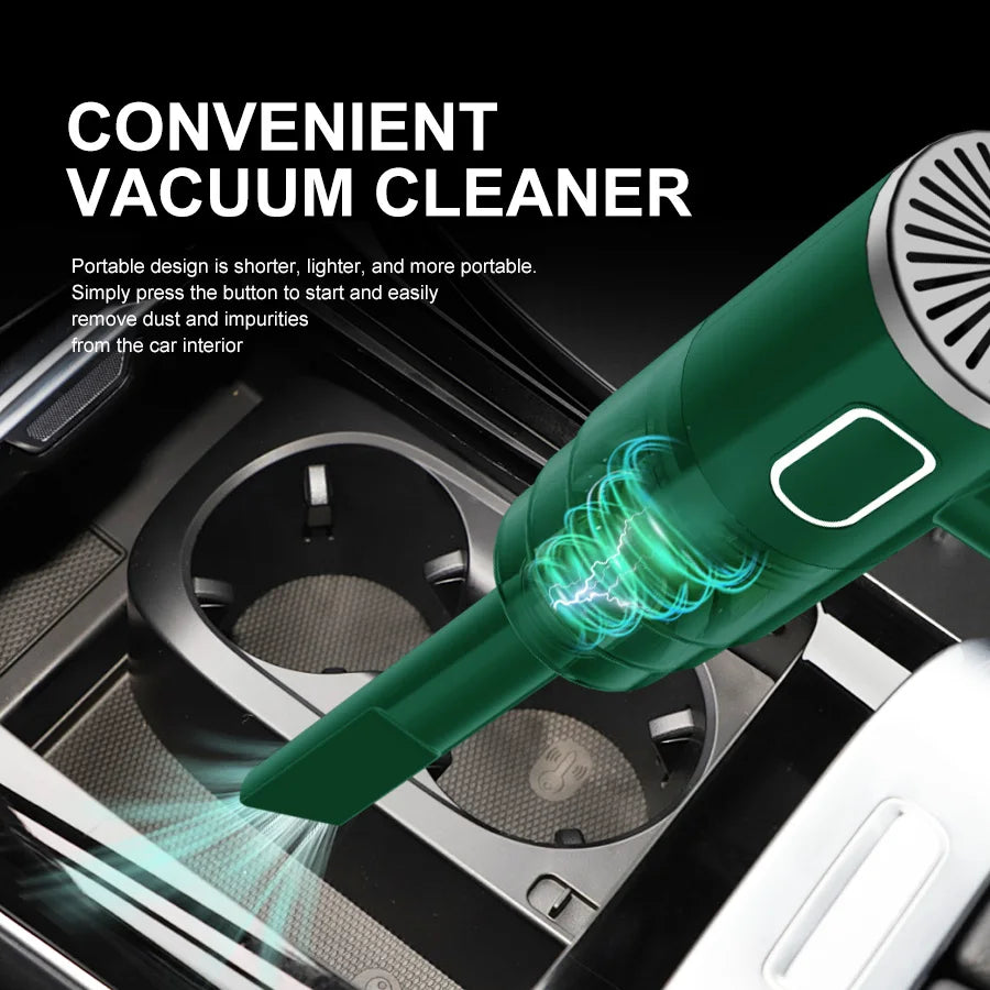 Portable Powerful Wireless Vacuum Mini Cleaning Machine