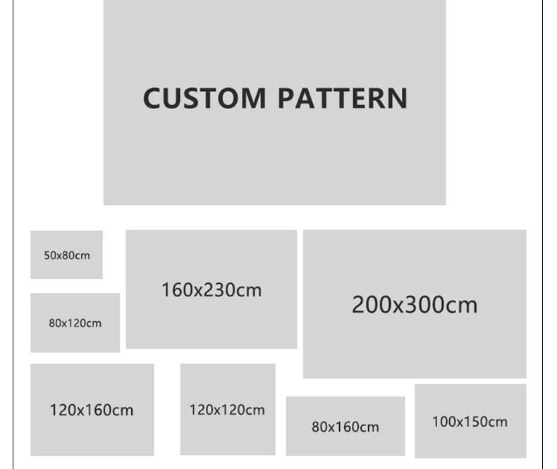 Living Room Rug, Big Size, Anti-slip