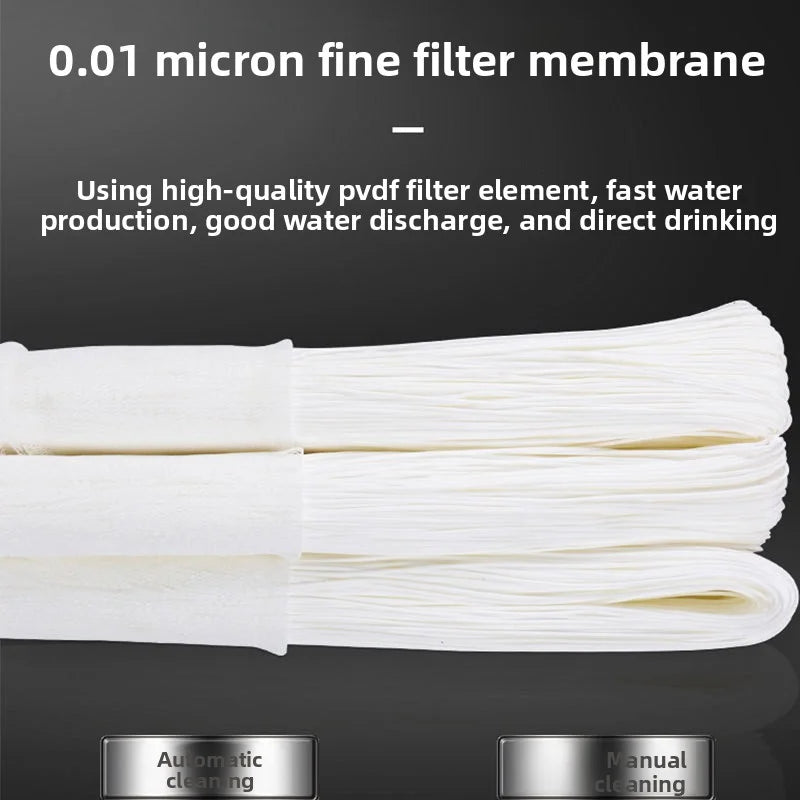 Whole house direct drinking ultrafiltration filter