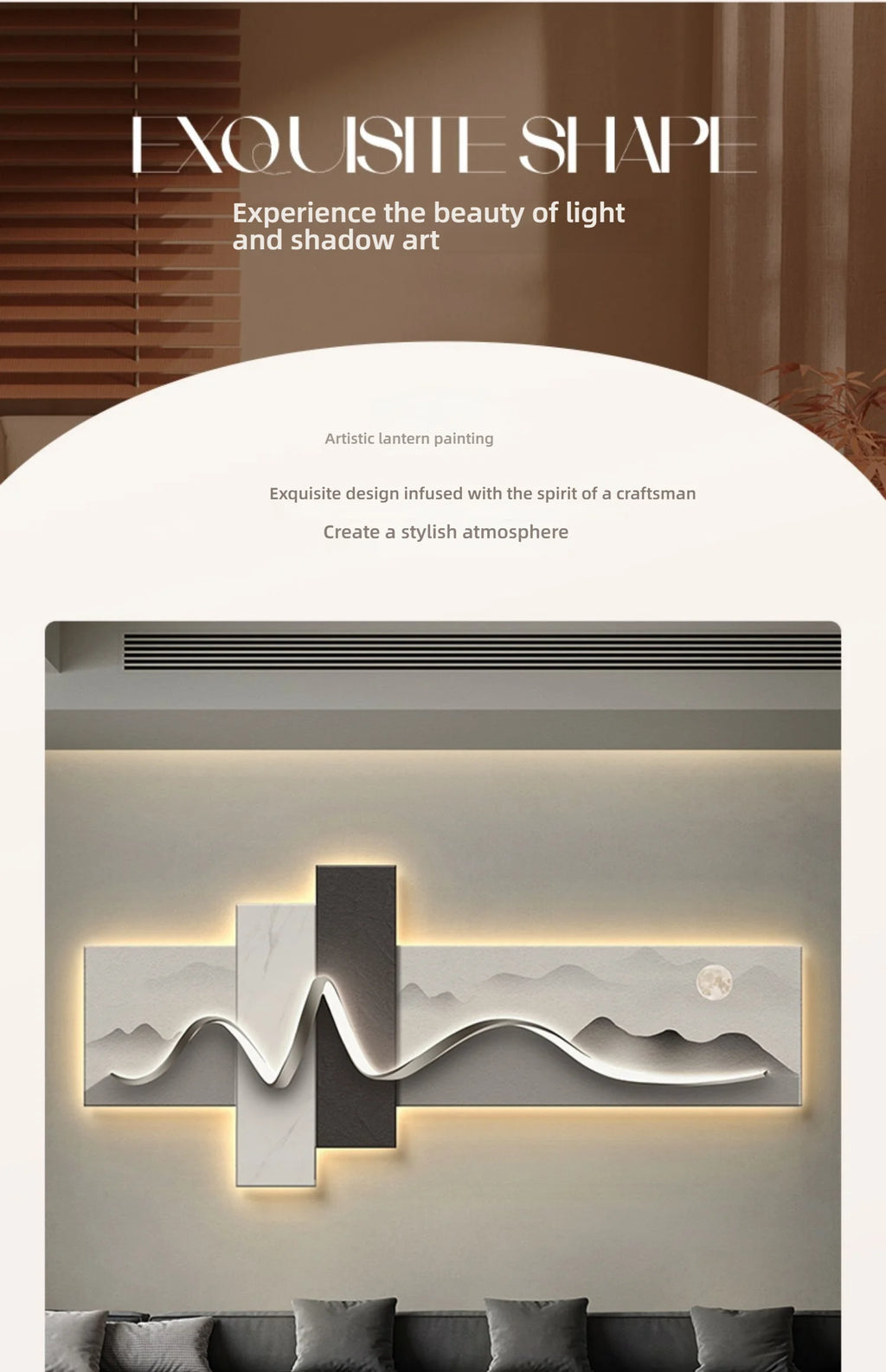 LED Decorative Background Mural Light