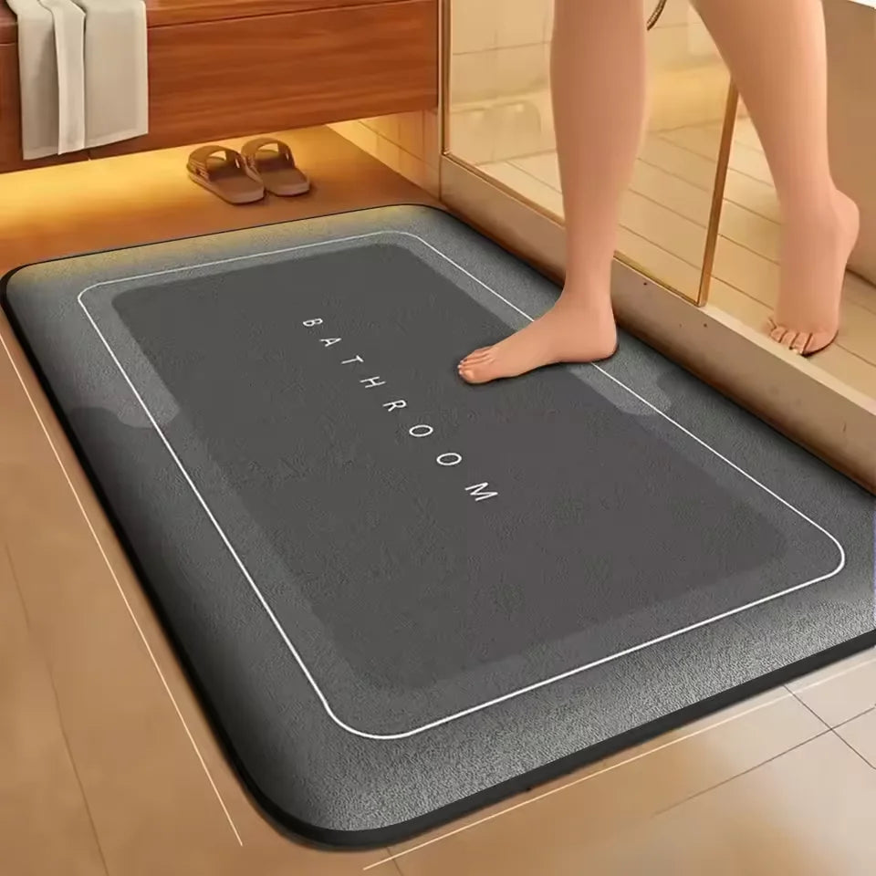 super absorbent bath mat, anti slip, door mat
