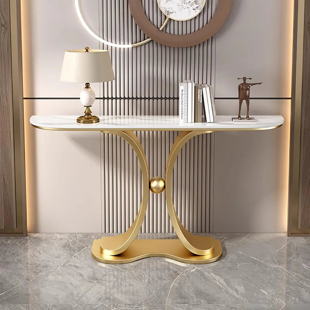 Hallway Lobby Marble Console Table