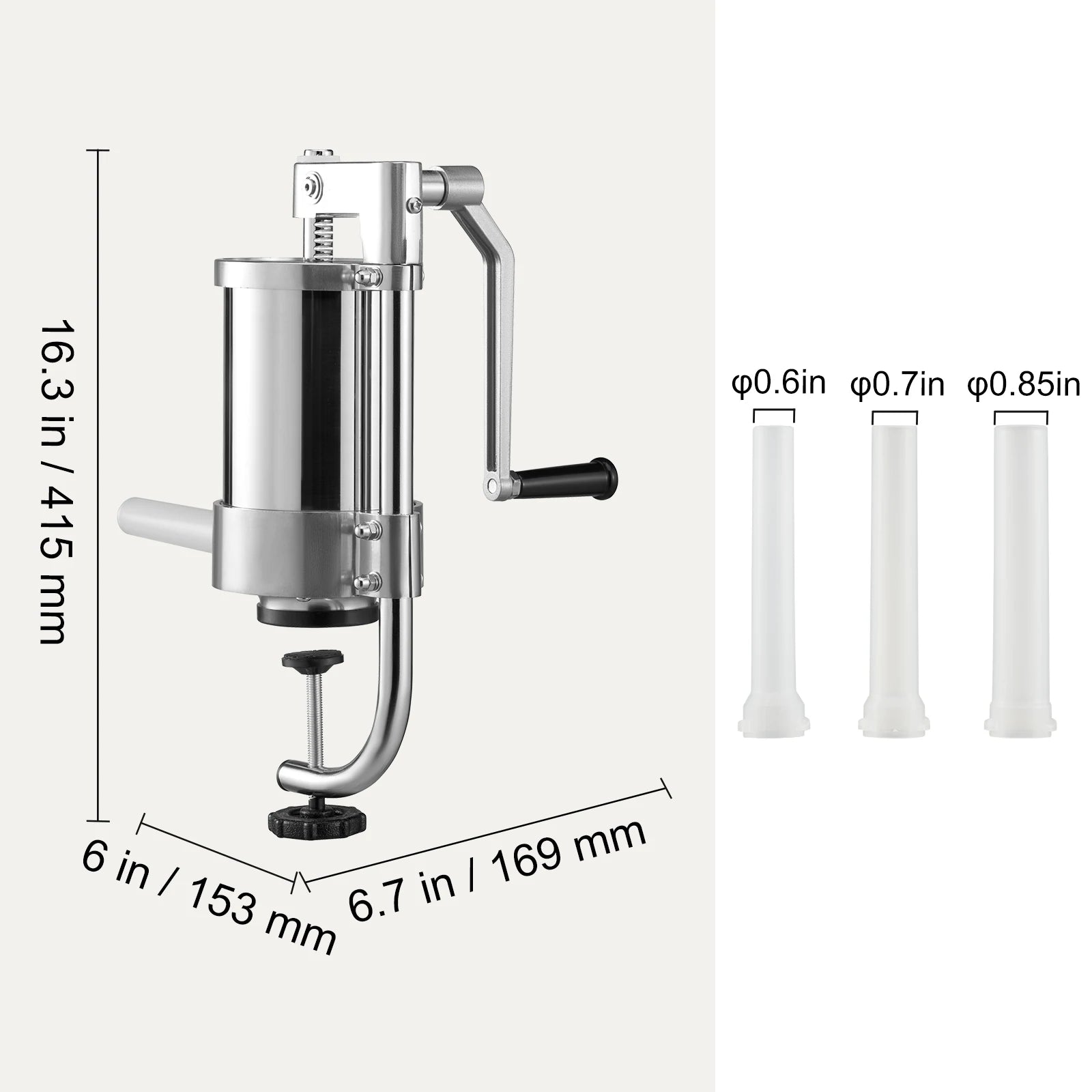 1.5 Capacity Vertical Sausage Stuffer