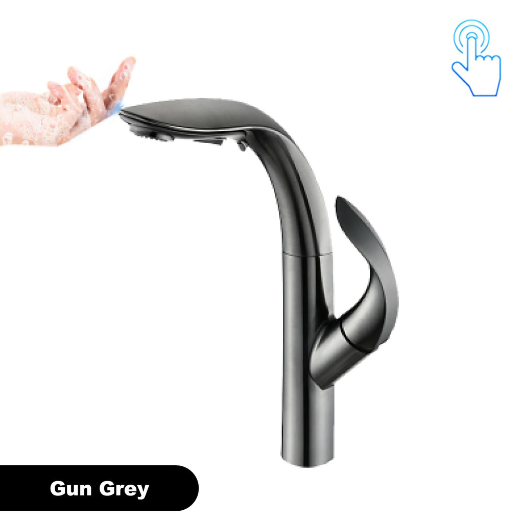 gold kitchen faucet, pull-out, 2 function Sprayer