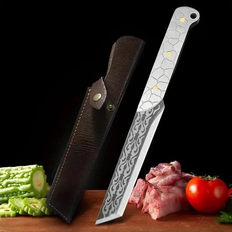 Stainless Steel Forged Chef Knives with Sheath