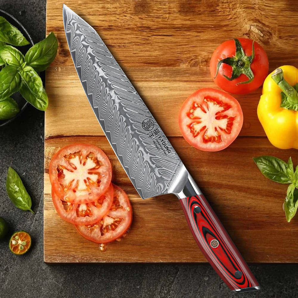 8.2" Professional Damascus Steel Kitchen Knife