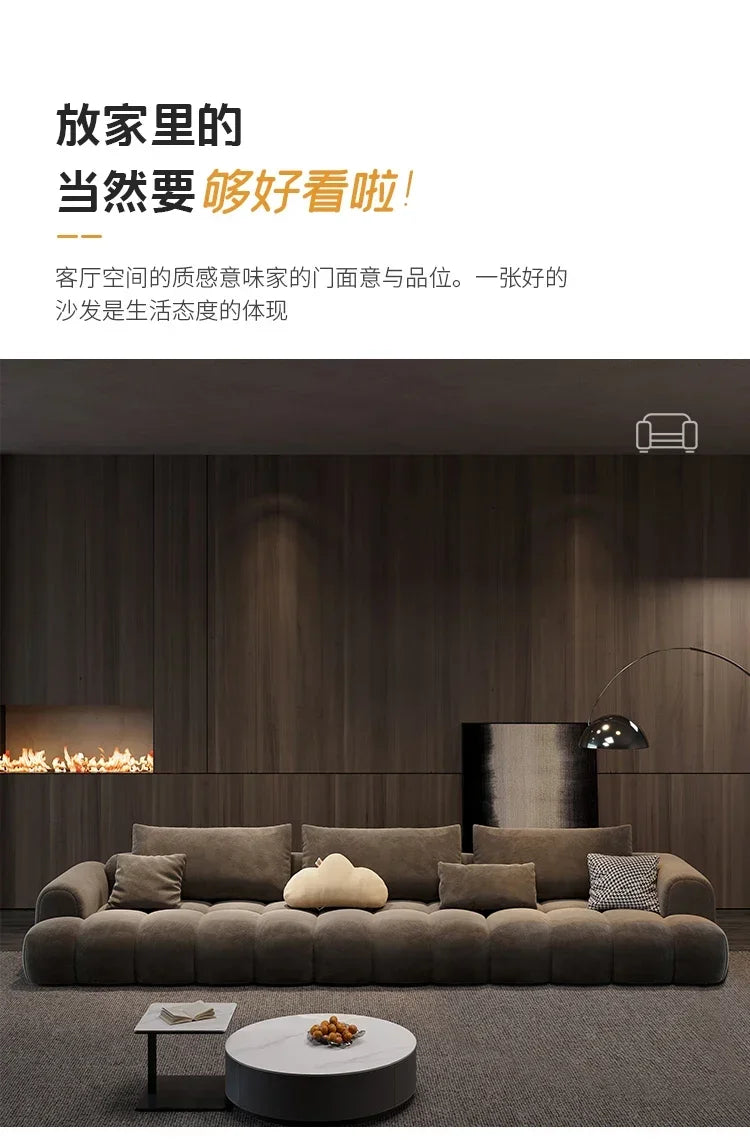 Brown Floor Recliner Sofa Bed