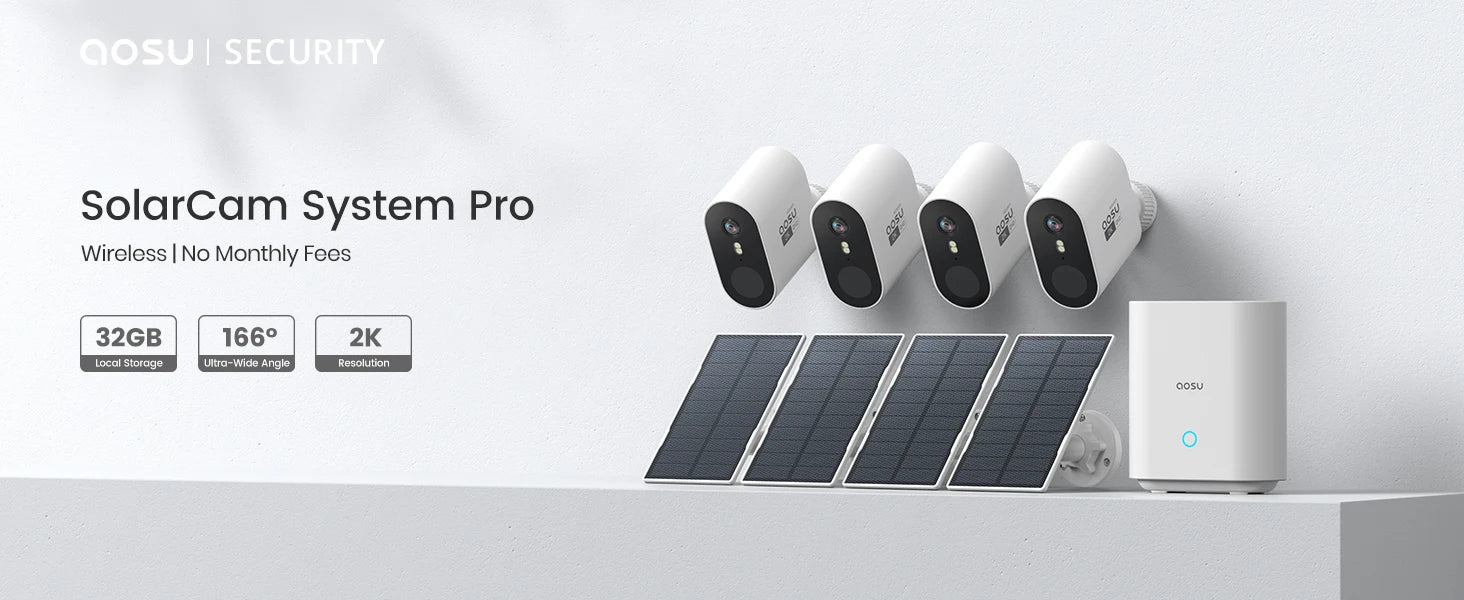 Solar Security Camera, WIFI, 2-Way Audio
