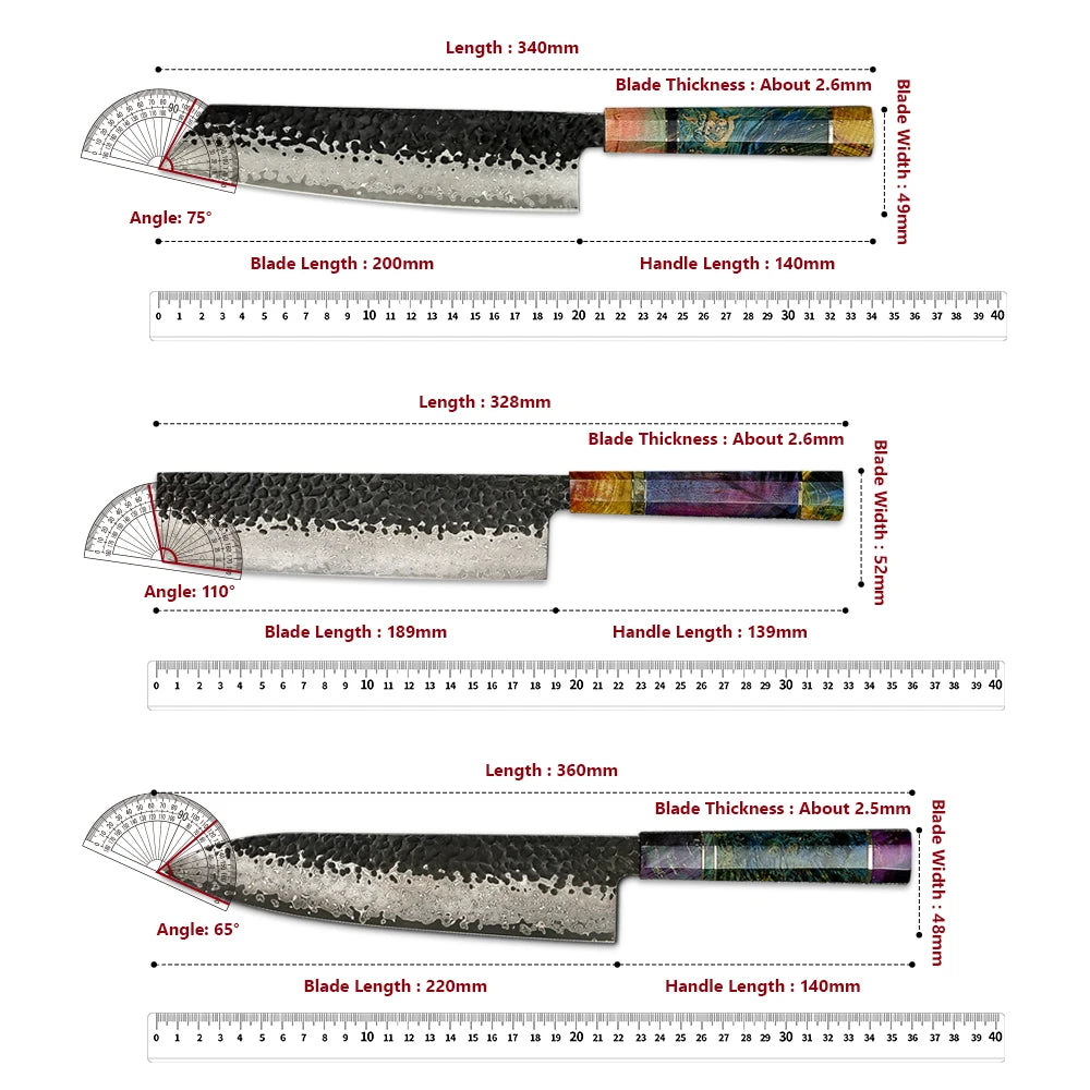 High Quality Damascus Steel Japanese Knives