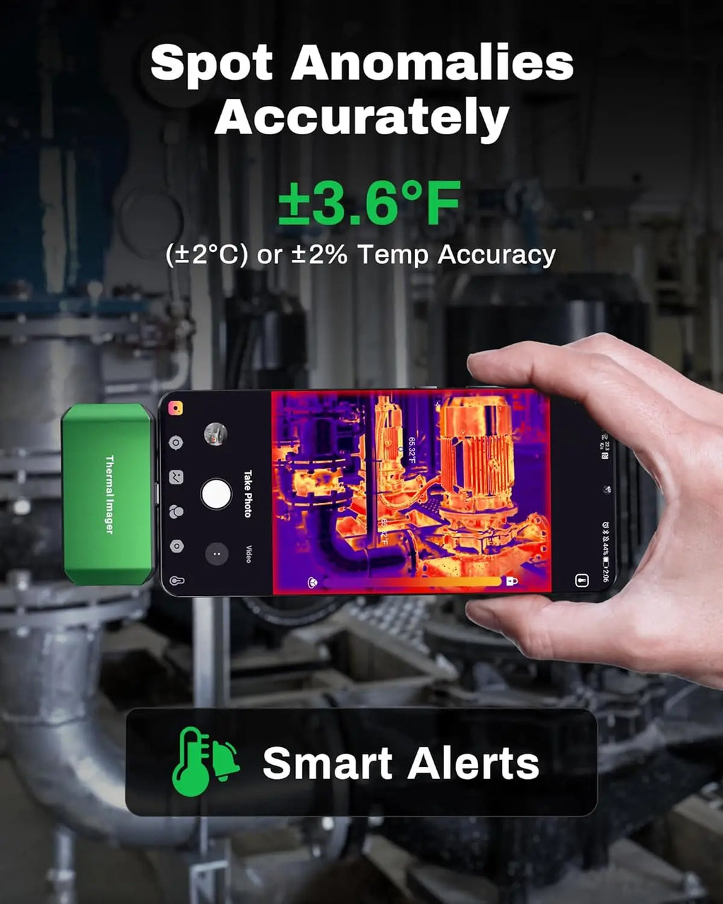 Thermal Imaging Infrared Camera, 4 USB-type C