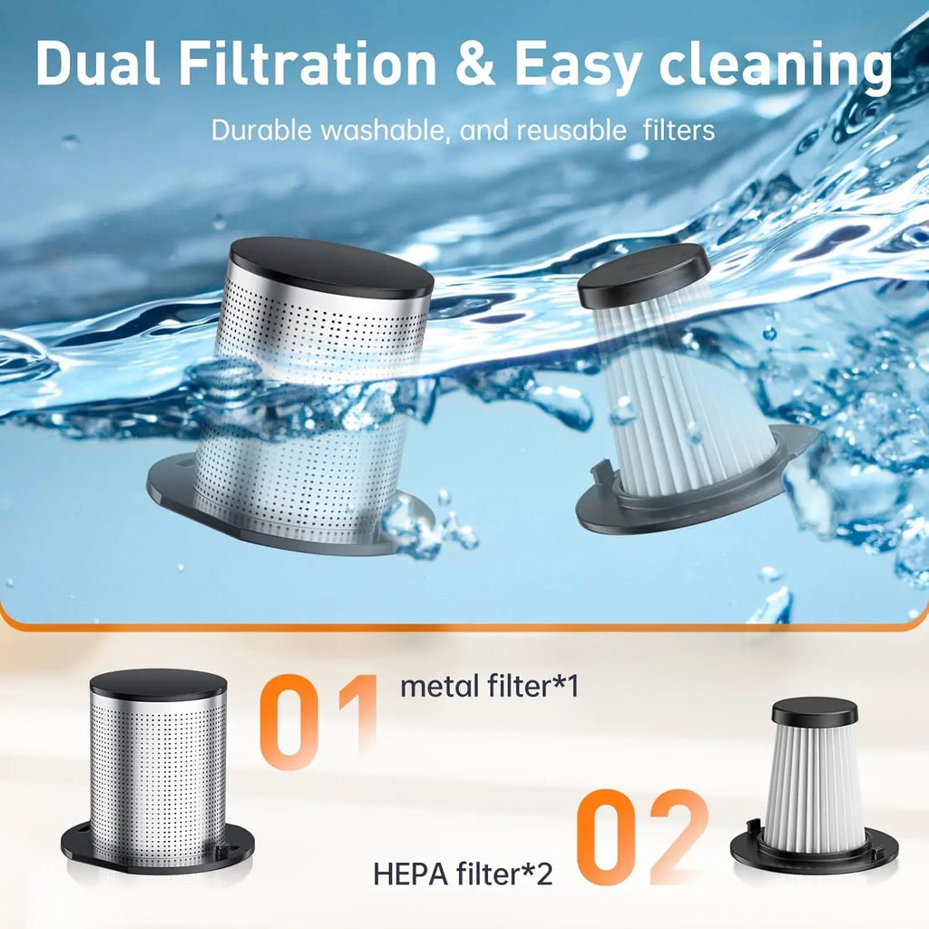 Handheld Mini 4-in-1 Powerful Vacuum Cleaner, Air Duster