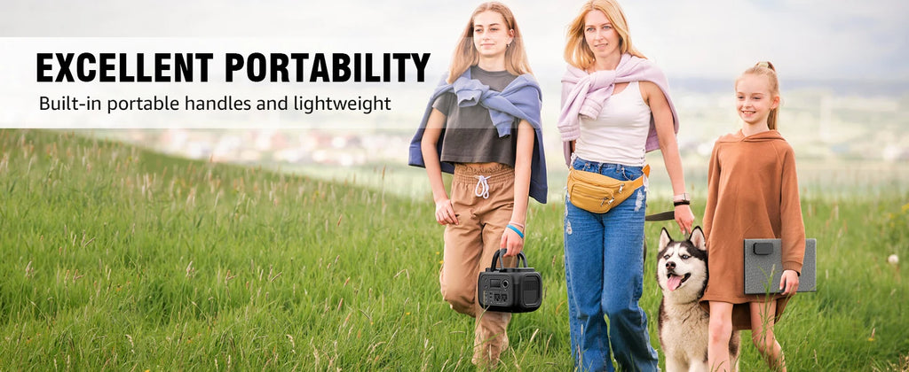 300W Solar Generator With 40 Watt Solar Panel