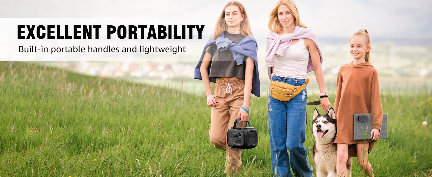 300W Solar Generator With 40 Watt Solar Panel