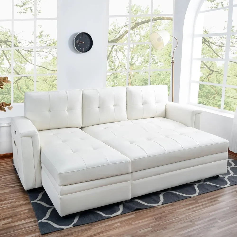 Living Room Sofas White, Ample, Sturdy Construction