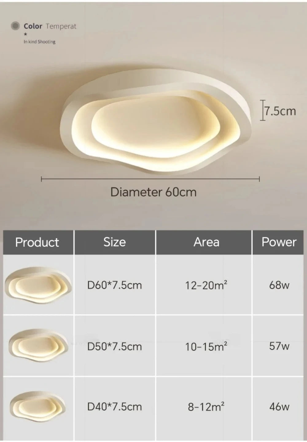 LED Ceiling Chandelier Lighting Fixture