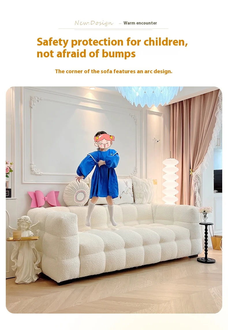 Plush Reclining Sofa Corner Lounger