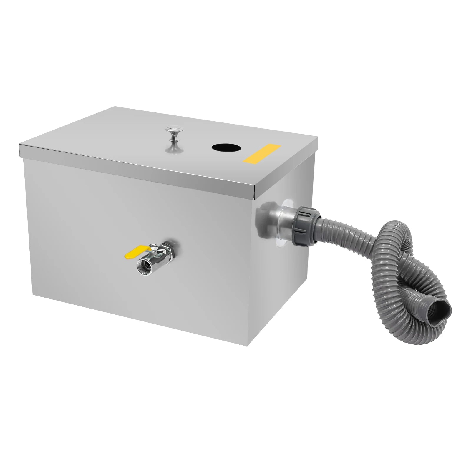 20L Stainless Steel Grease Interceptor w/Automatic Shut-off