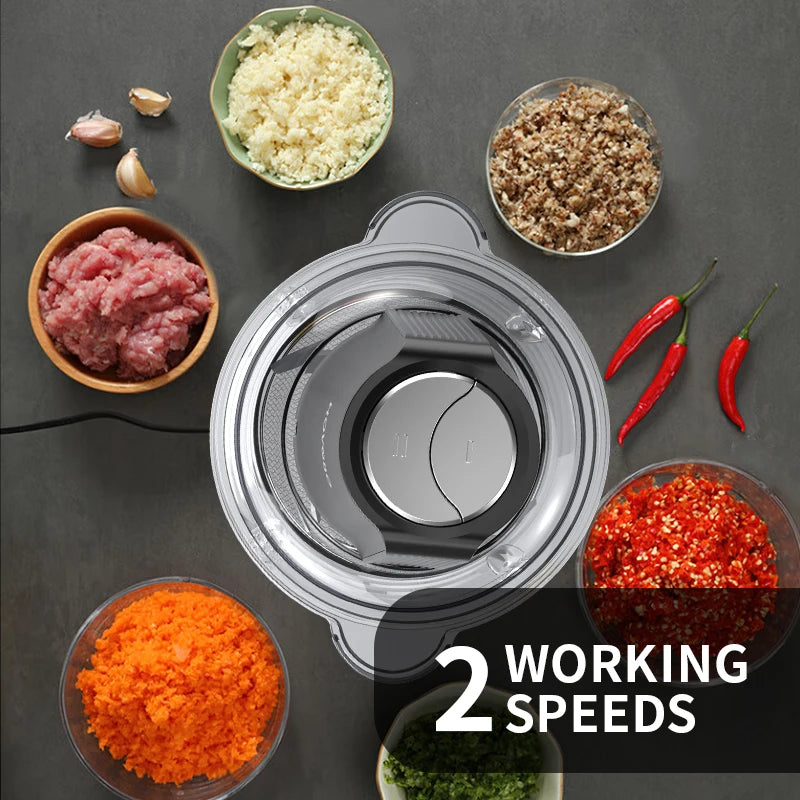 Food Processor Electric Meat Grinder Food Chopper