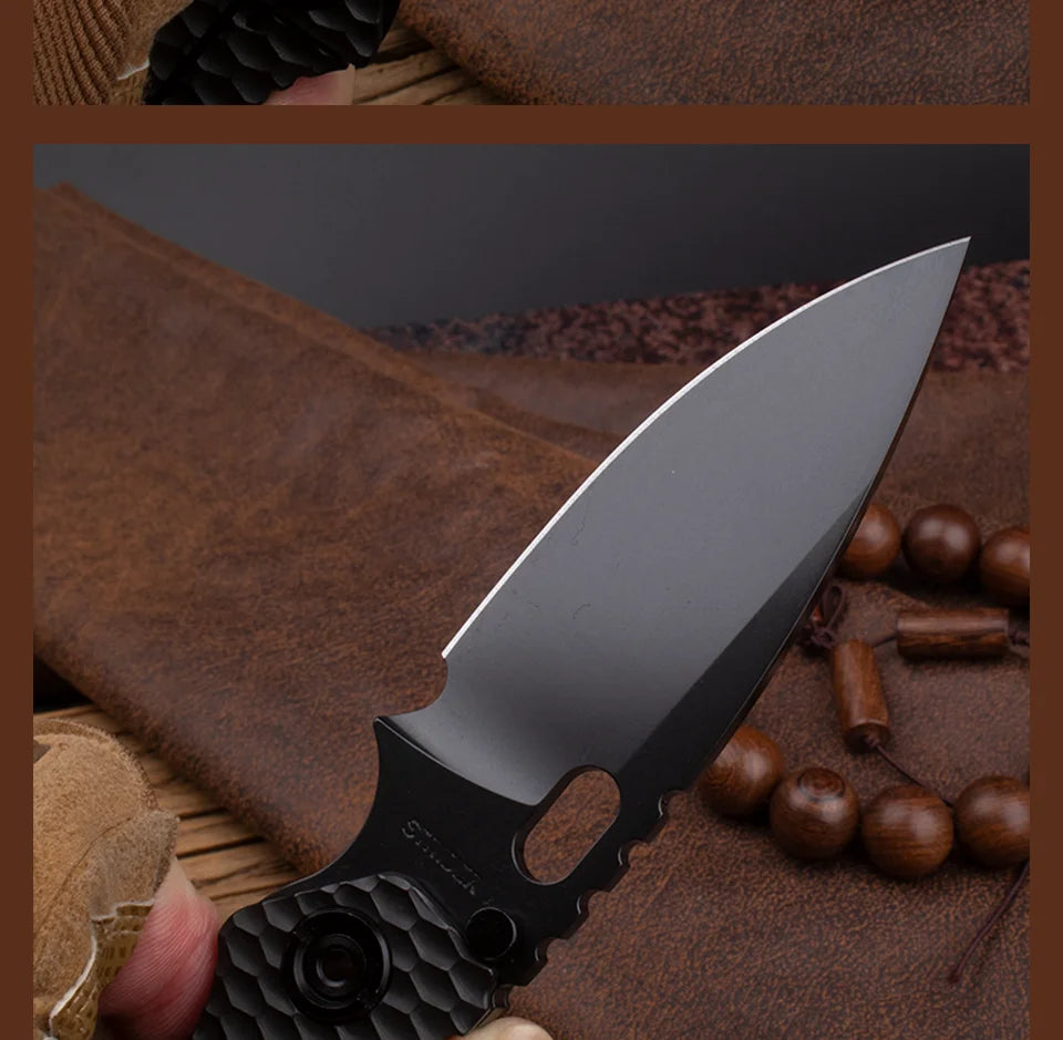 Titanium Handle, Folding Pocket Knife