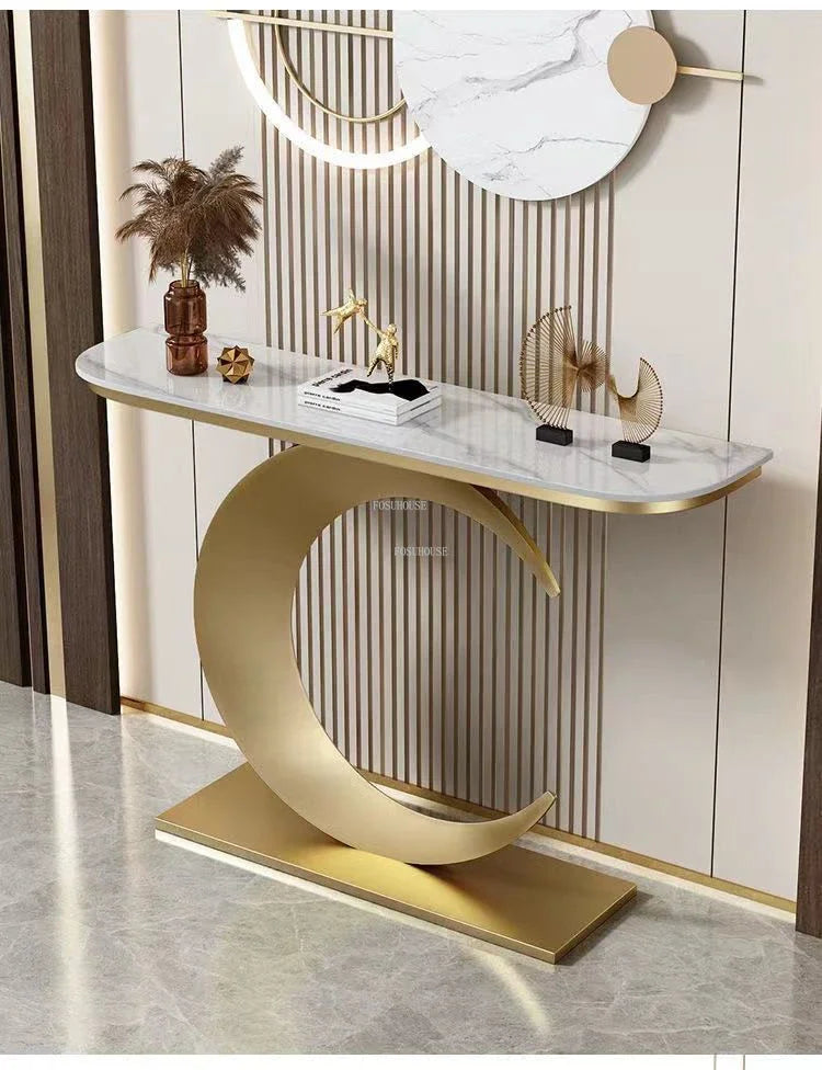 Slate Hallway, Porch Iron Console Table