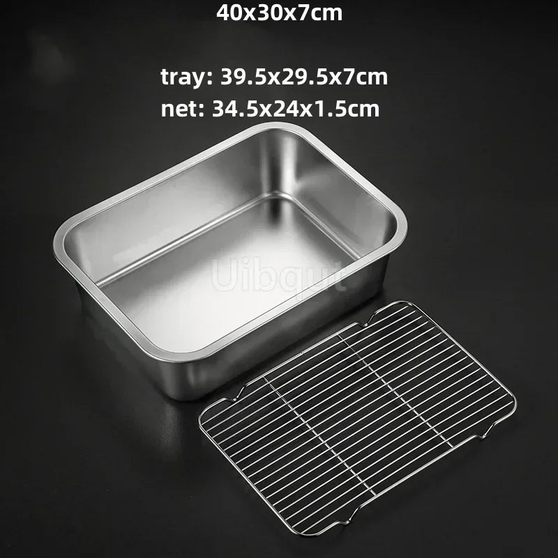 Stainless Steel Trays, Storage, Kitchen Containers, Lids
