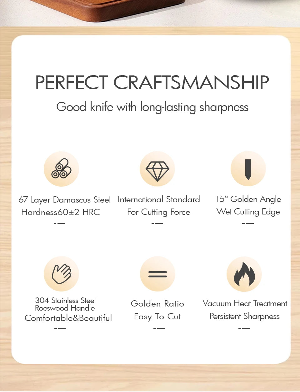 6" Honesuki Utility Knife Damascus Steel Chef Knives