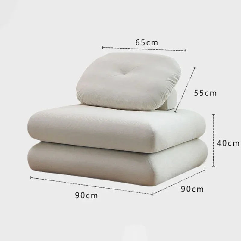 Single Sofa Bed Recliner Lounger Convertible