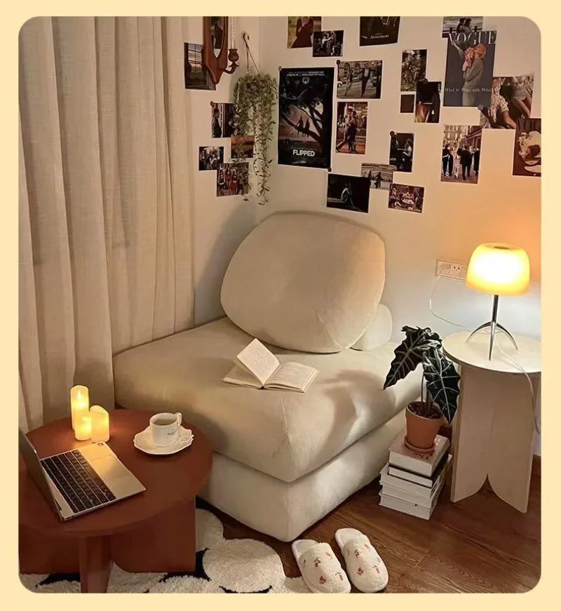 Single Sofa Bed Recliner Lounger Convertible