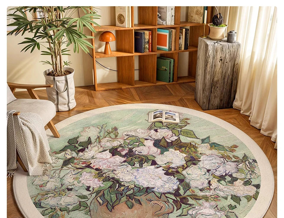 Round, Soft, Anti-slip Carpets