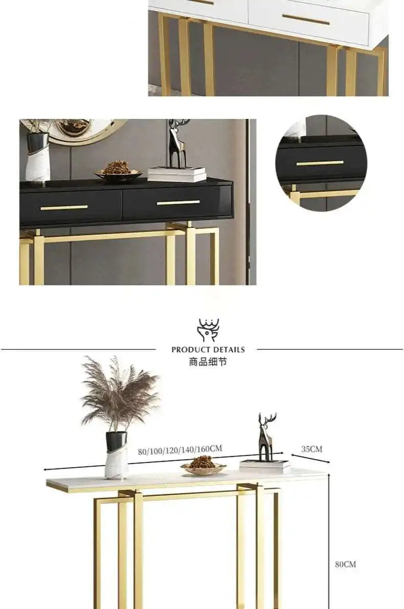 Narrow Console Table with/without Drawers