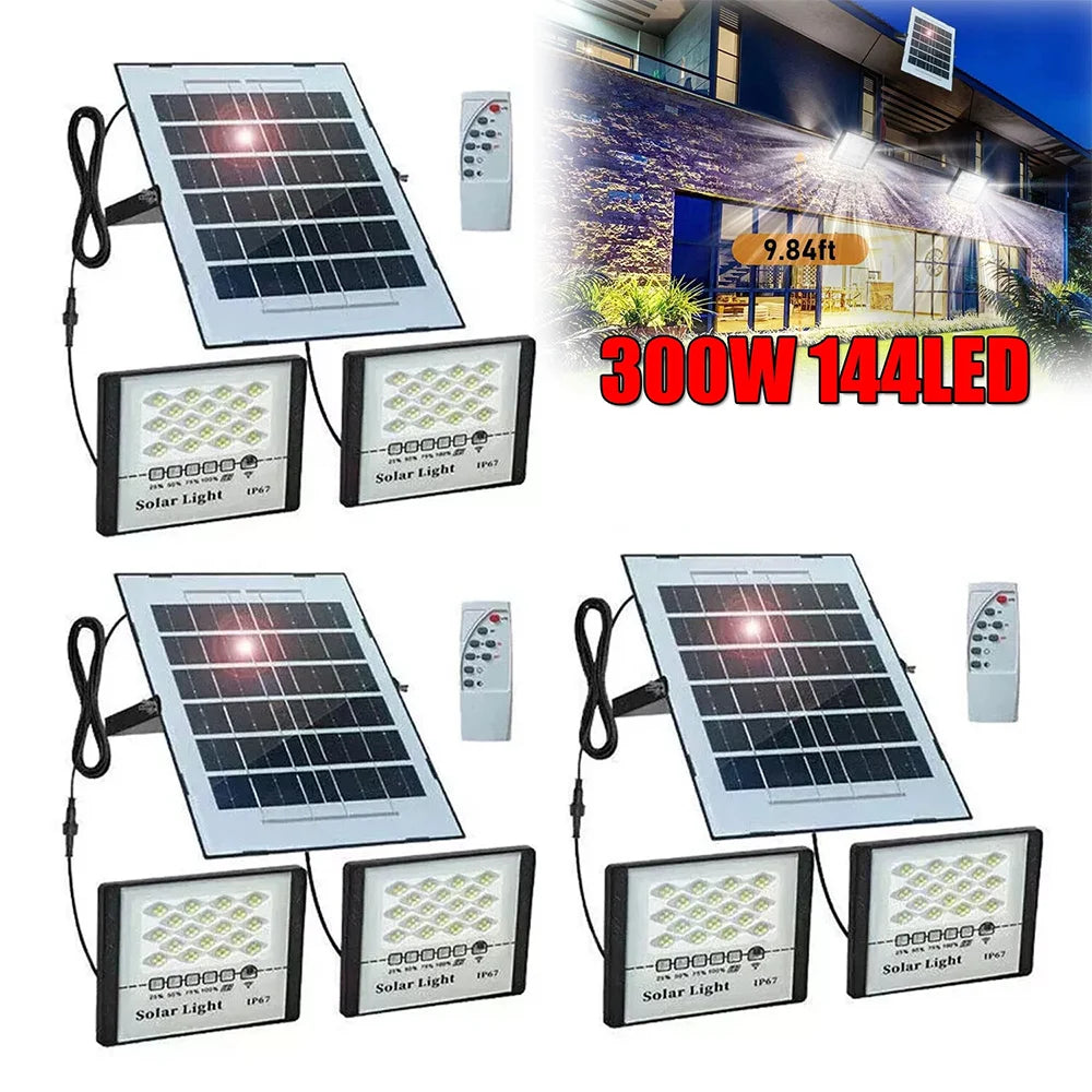 300W Solar Outdoor Flood Lamps