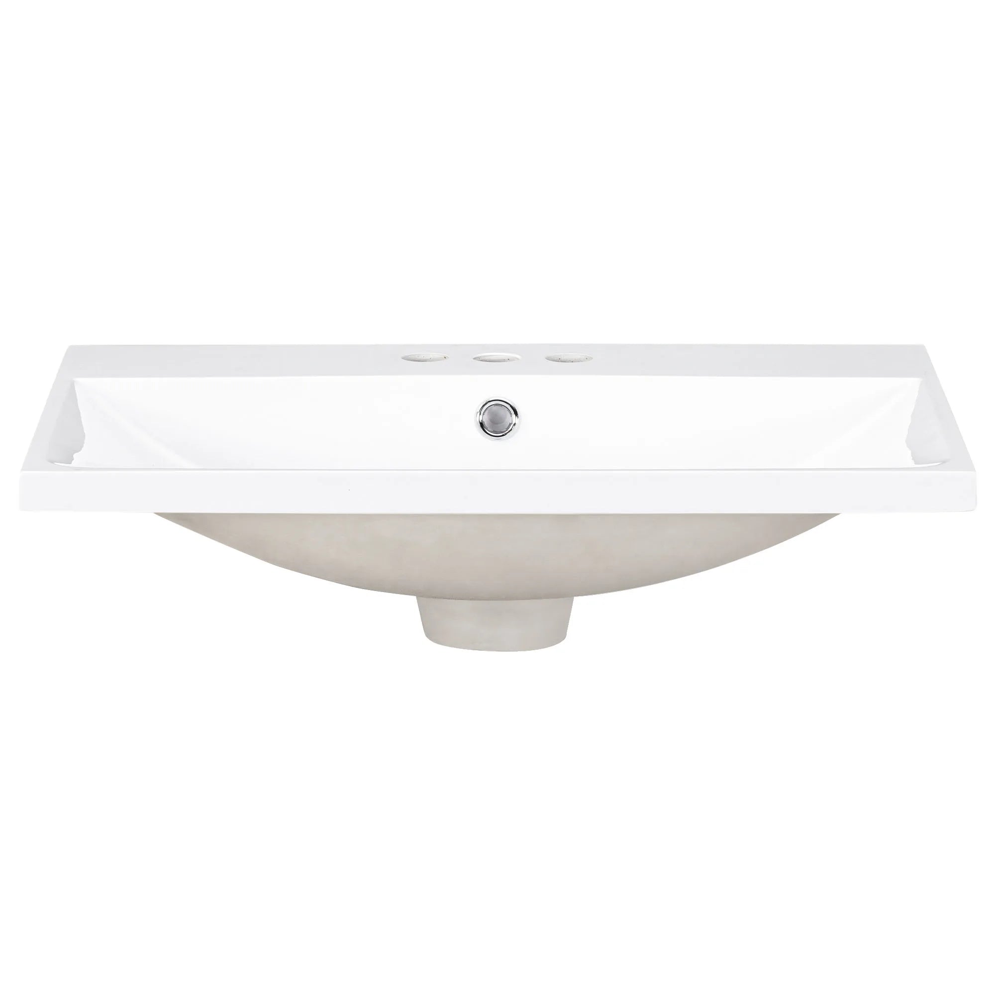 24-Inch Single Basin 



24" Single Basin Vanity Resin Top Only, 3 Faucet Hole